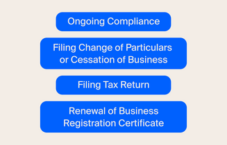 Sole proprietorship ongoing compliance