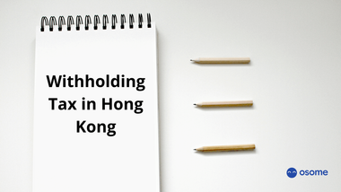 Withholding tax in Hong Kong